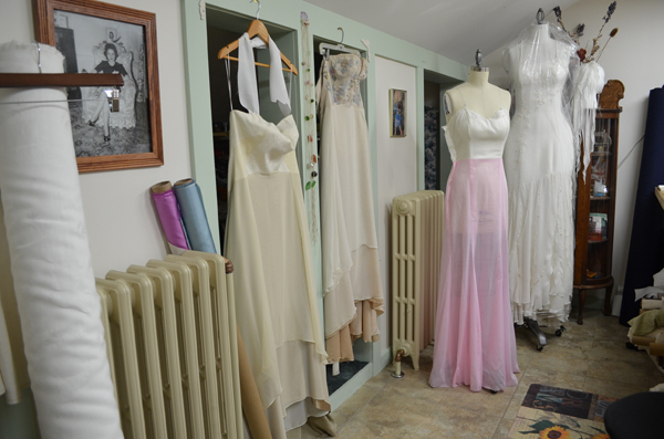 Eco-friendly custom wedding dresses made in Vermont