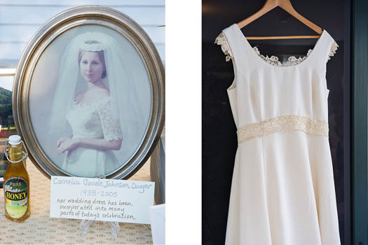 repurposing heirloom wedding dresses