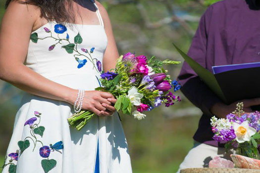 “A Custom Hand Painted Dress Made Just for Me”