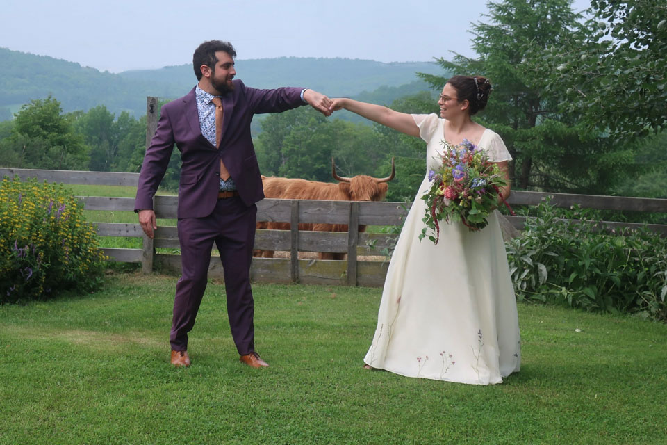 Organic Cotton Embroidered Wedding Dress